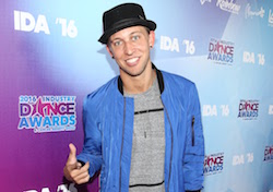 Matt Steffanina arrives at the 2016 Industry Dance Awards and Cancer Benefit Show. Photo By John Salangsang/Sipa USA.