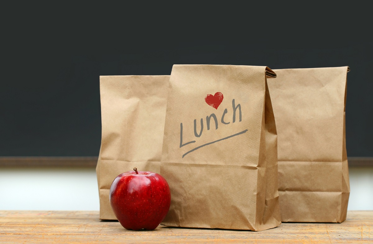 Printed Brown Paper Lunch Bags  Simple Homemade