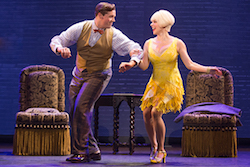 Bradley Allen Zarr in 'Bullets Over Broadway'. Photo by Matthew Murphy.