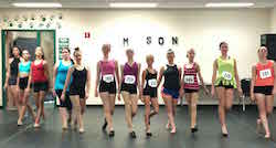 Dancers learn to model