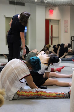 Donna Flagg teaching Lastics. Photo courtesy of Lastics.