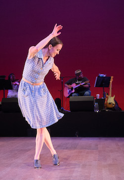 Michelle Dorrance in Dorrance Dance's 'The Blues Project'. Photo by Christopher Duggan.