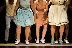 Dorrance Dance, along with Toshi Reagon and BIGLovely in 'The Blues Project'. Photo by Christopher Duggan.