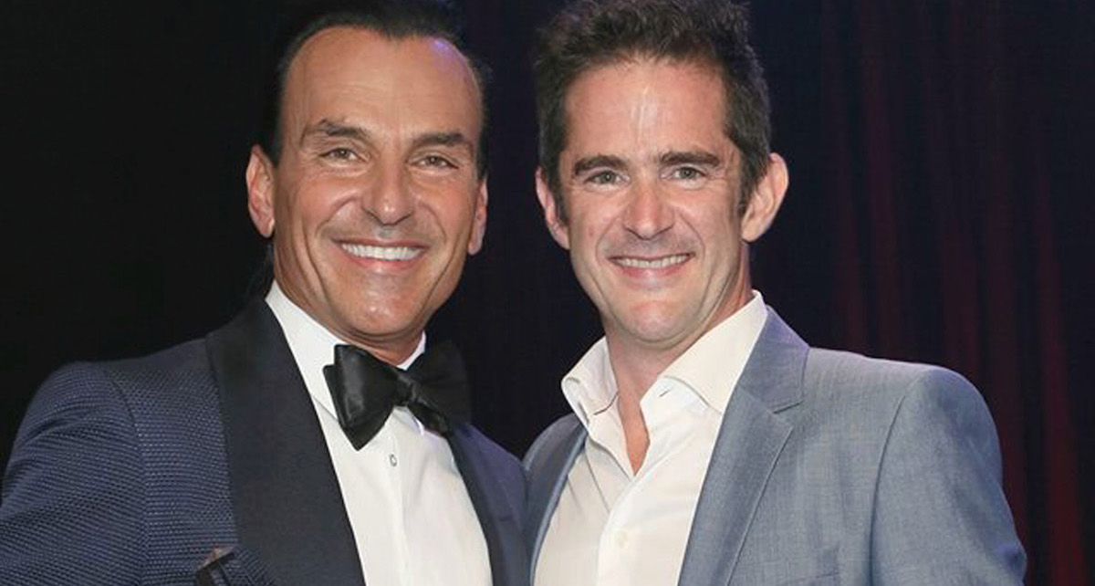 Joe Lanteri and Andy Blankenbuehler at the Career Transition For Dancers 31st Jubilee. Photo courtesy of Lanteri.