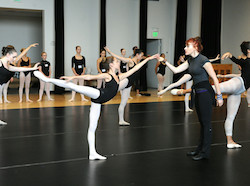 Josie Walsh teaching at Joffrey Ballet School San Francisco. Photo by Jody Q. Kasch.