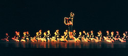 Josie Walsh's dancers visualizing in performance on stage. Photo by Jody Q. Kasch.