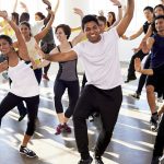 Shalil Halil teaching BollyX. Photo courtesy of BollyX.