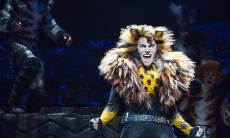 Tyler Hanes as Rum Tug Tugger in CATS on Broadway. Photo by Matthew Murphy