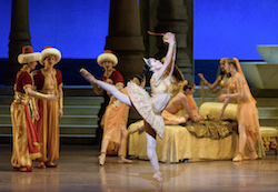 Lia Cirio and Boston Ballet in Ivan Liska's 'Le Corsaire'. Photo by Liza Voll.