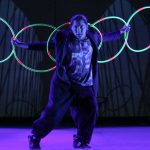 Champion Native American hoop dancer Nakotah LaRance in the Brooklyn Ballet's 'Brooklyn Nutcracker'. Photo by Julie Lemberger, courtesy of Brooklyn Ballet.