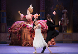 Delia Wada-Gill and Paul Craig in Mikko Nissinen's 'The Nutcracker'. Photo by Rosalie O'Connor, courtesy of Boston Ballet.