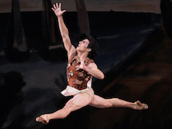 Joaquin de Luz in NYCB's 'Prodigal Son'. Photo by Paul Kolnik/New York City Ballet.