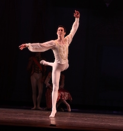 Andrew Vecseri with the Houston Ballet Academy. Photo courtesy of Vecseri.