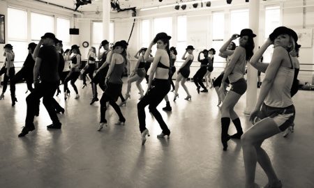 James Kinney's musical theatre class at Steps on Broadway. Photo courtesy of Kinney.