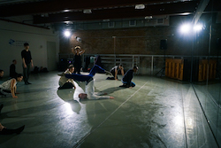 Jon Ole Olstad leads his contemporary class at Peridance Capezio Center. Photo by Amy Gardner