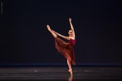 Lauren Hunter in Contemporary at WBC. Photo courtesy of Hunter.