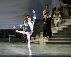 American Ballet Theatre's Cory Stearns as Prince Siegfried in Kevin McKenzie's 'Swan Lake'. Photo by Gene Schiavone.