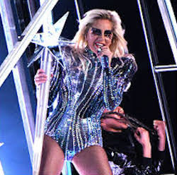 Lady Gaga Super Bowl Halftime. Photo-Just Jared.