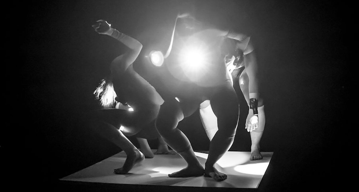 'Locker Room Talk' (Tiny dance), featuring I.J. Chan, Sarah Thorne, Kristin Wagner (also choreographer). Photo by Christopher Huang.