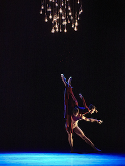 Christian Clark and Alessa Rogers in Liam Scarlett's 'Vespertine'. Photo by Kim Kenney, courtesy of Atlanta Ballet.