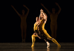 Misa Kuranaga and Patrick Yocum in William Forsythe's 'Artifact'. Photo by Rosalie O'Connor, courtesy of Boston Ballet.