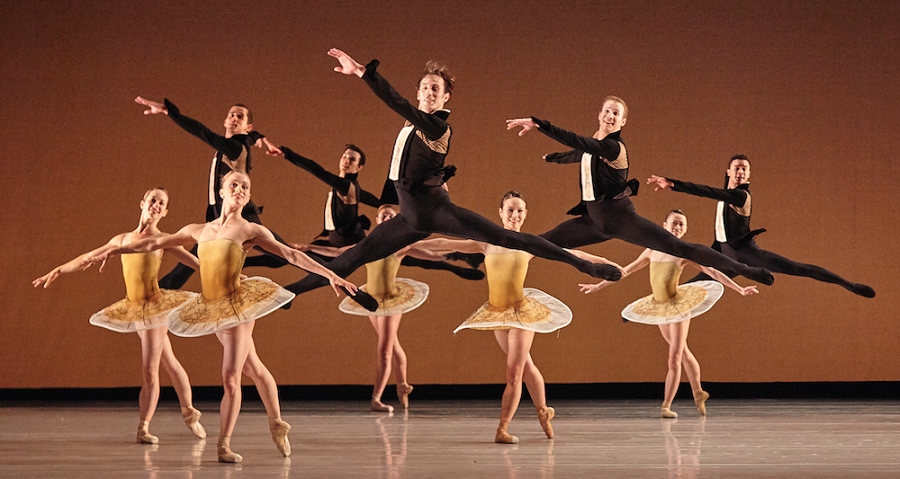 Atlanta Ballet in Classical Symphony in 2015. Photo by Kim Kenney