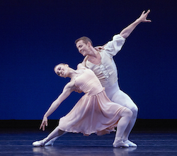 Jackie Nash and Jacob Bush in 'Allegro Brilliante'. Photo by Kim Kenney.