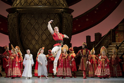 Harrison James with students from Canada's National Ballet School in The Nutcracker. Photo by Karolina Kuras.