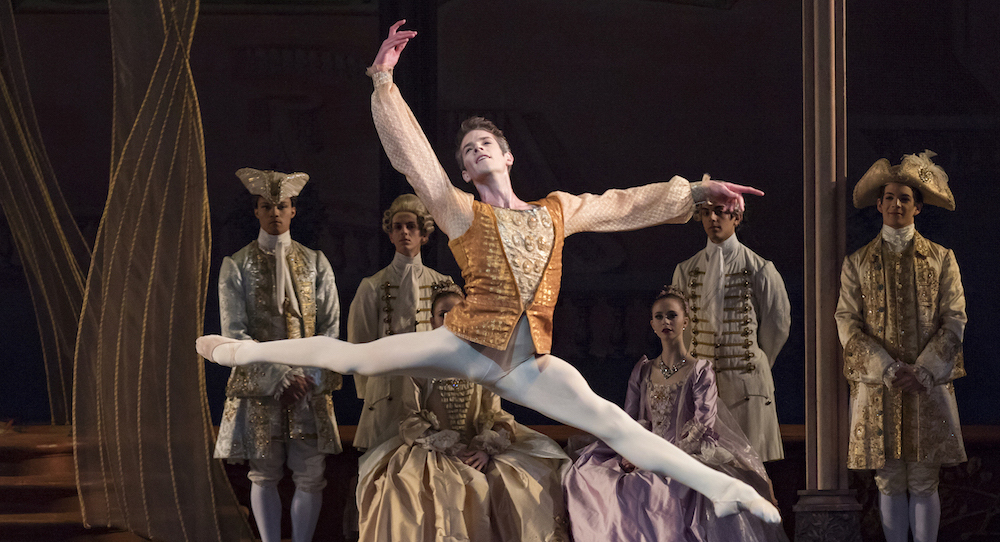 Russell Janzen in Peter Martins’ 'The Sleeping Beauty'. Photo by Paul Kolnik.