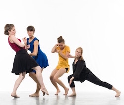 Shannon Edwards, Liz Conway, Jamie Corliss and Margi Cole. Photo by William Frederking.