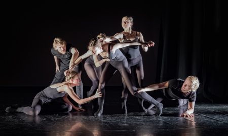 ballet project[d] in 'Dangerous Business'. Photo by Arun Farcas.