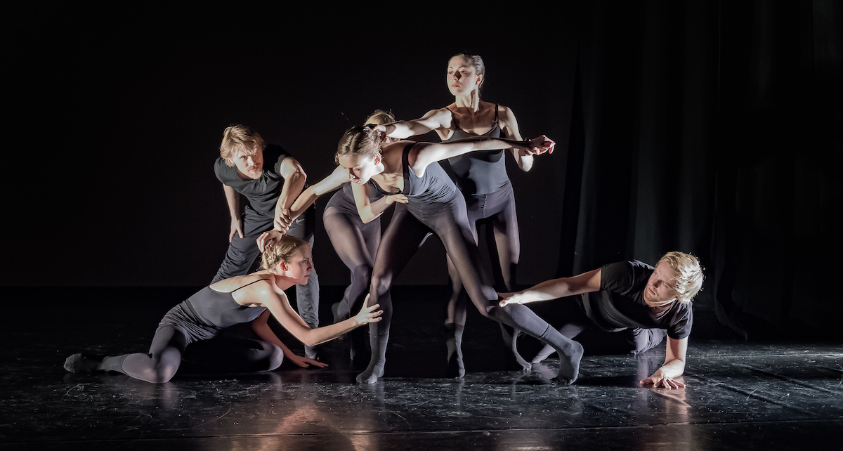 ballet project[d] in 'Dangerous Business'. Photo by Arun Farcas.