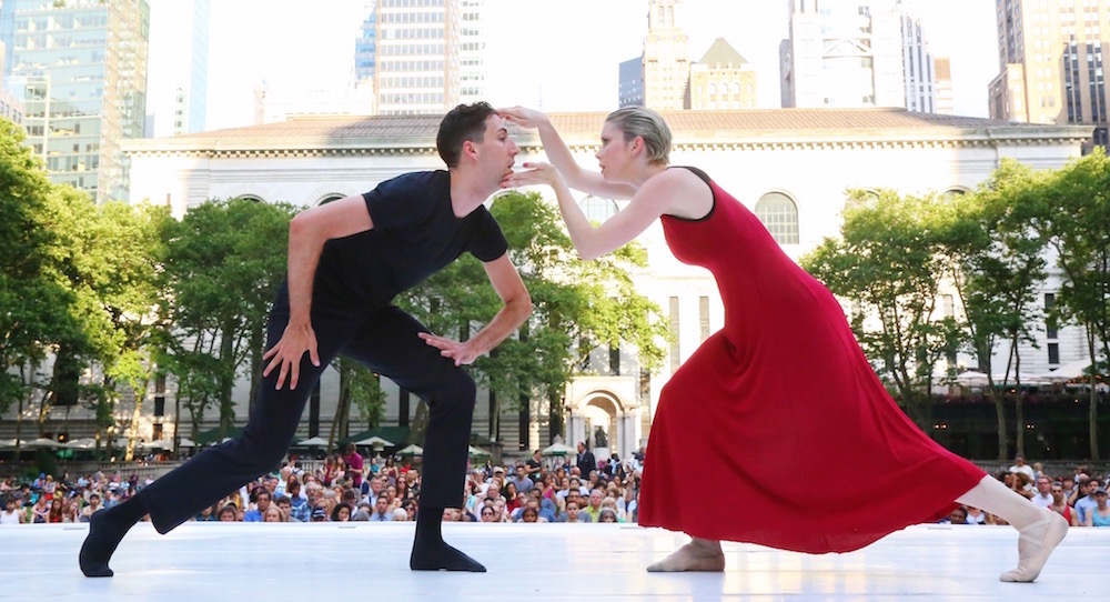 Bryant Park Presents Contemporary Dance. Photo by Stephen Delas.