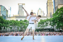 Bryant Park Presents Contemporary Dance. Photo by Stephen Delas.