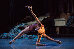 Cincinnati Ballet's Maizyalet Velázquez in Jennifer Archibald's 'Never.Nest.'. Photo by Peter Mueller.
