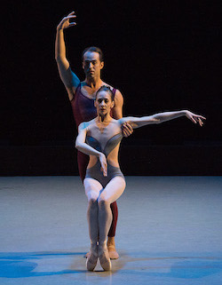 Maria Kowroski and Jared Angle in Christopher Wheeldon’s 'Liturgy'. Photo by Christopher Duggan.