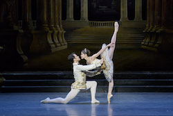 Paulo Arrais and Misa Kuranaga in Marius Petipa's 'The Sleeping Beauty'. Photo by Liza Voll, courtesy of Boston Ballet.