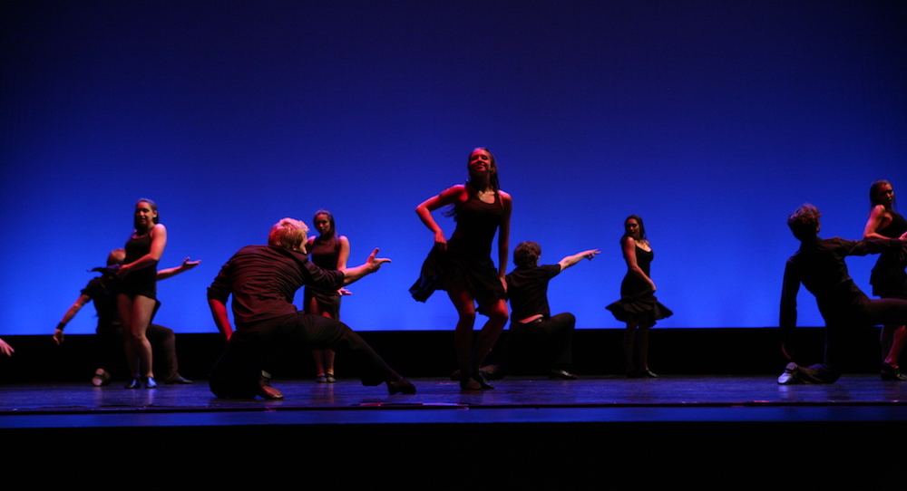 Performers in a scene in Havana Cuban Latin dancing. Photo by Tom Porter.