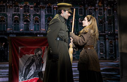 Ramin Karimloo and Christy Altomare in 'Anastasia' on Broadway. Photo by Matthew Murphy.