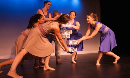 Refuge Dance Company in 'Silver Boxes'. Photo by Jessica Silva.