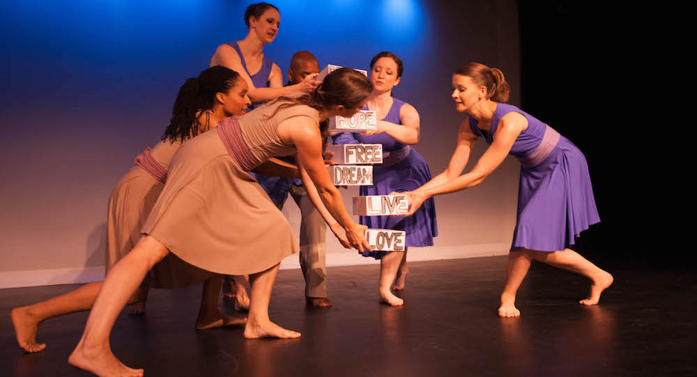 Refuge Dance Company in 'Silver Boxes'. Photo by Jessica Silva.