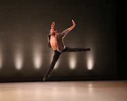 Richmond Ballet's Thomas Raglund in Val Caniparoli's 'Swipe'. Photo by Sarah Ferguson.