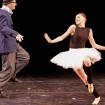 Tiler Peck and Bill Irwin in Time It Was at Vail Dance Festival. Photo by Erin Baiano