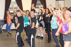 Avi Miller and Ofer Ben in class. Photo courtesy of The Big Apple Tap Festival.