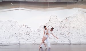 CONTINUUM Contemporary/Ballet in 'Wind to Wave' at the Grounds For Sculpture. Photo by Michael Darling.