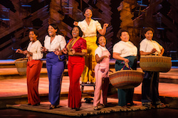 Adrianna Hicks (Celie) and the North American tour cast of 'The Color Purple'. Photo by Matthew Murphy.