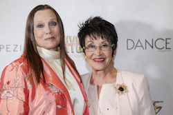 Ann Reinking and Chita Rivera at the NYCDAF Bright Lights Shining Stars Gala. Photo courtesy of NYCDAF.