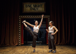 Anna Bass and Monica Bill Barnes in 'One Night Only'. Photo by Joan Marcus.