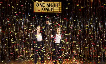 Anna Bass and Monica Bill Barnes in 'One Night Only'. Photo by Joan Marcus.