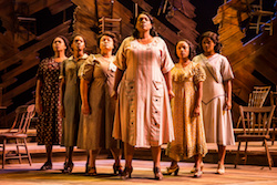 Carrie Compere (Sofia) and the North American tour cast of 'The Color Purple'. Photo by Matthew Murphy.